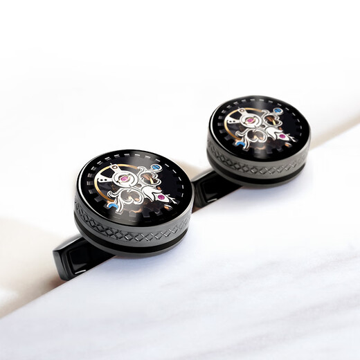 NOSSKISS perpetual tourbillon cufflinks for men gentlemen birthday gifts high-end custom French shirt birthday gift gift gift box gun black cufflinks