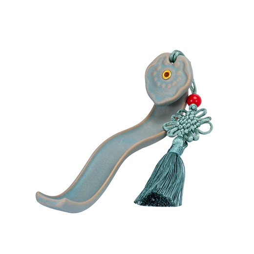 Shangfu creative incense stick small Ruyi incense holder ceramic incense burner ornaments agarwood stove indoor home tea room aromatherapy DYB Ruyi incense stick - dark blue No Specifications