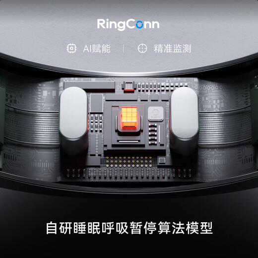 RingConn Gen 2 Smart Ring Sleep Apnea Monitoring Heart Rate Variation Blood Oxygen Women’s Menstrual Period Prediction Health Guidance 12 Days Long Battery Life Future Silver No. 9