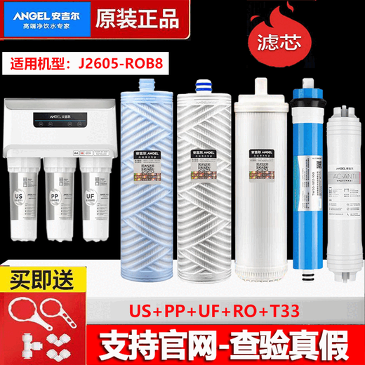 安吉尔净水器滤芯A4/A6/A8/V6/2605/J2305/J1205/J2375/1105/滤芯 J2605-ROB60（A8)  V6、N7