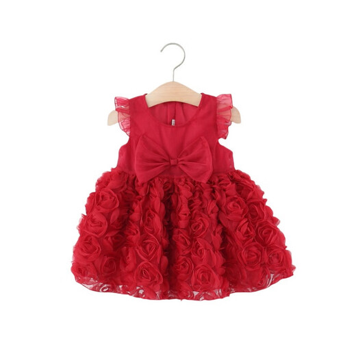 G.Duckkids Little Yellow Enten Girls Kleider Kleid Sommer-Kinderprinzessin Baby einjähriges Kleid Baby Kleidung Geburtstag Rock B679 Model Beige 80 Größe 7-November (empfohlenes Baby 75-85 cm
