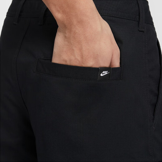 耐克（NIKE）官方男子梭织工装短裤夏季新款机能风休闲轻便 FN3518 010黑/黑 32