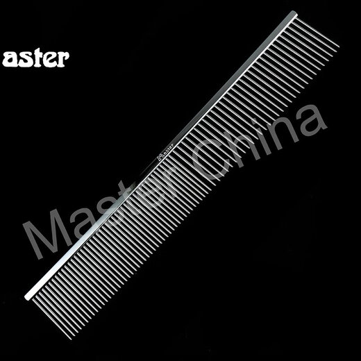 Master pet comb cat and dog comb picking hair 280 320 straight piano comb puppet teddy 000g BR280 silver needle length 28mm comb length 19cm