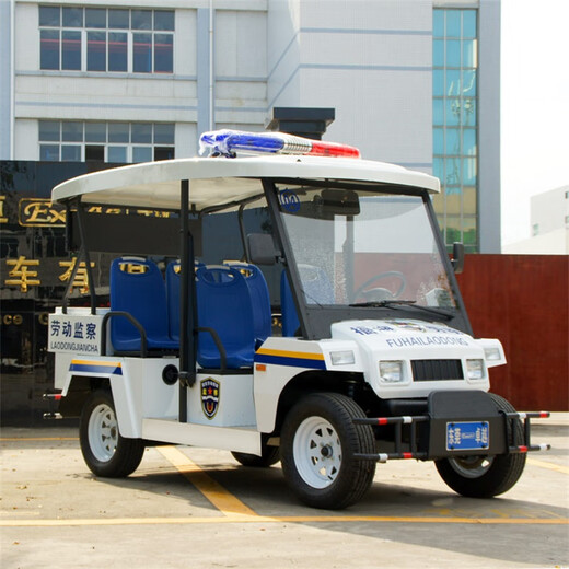 EXCAR卓越电动车5-8座街道巡查车城管执法电动巡逻车物业保安巡逻车街道巡查电瓶车治安巡逻车 5座带斗定制金 3890*1500*2000