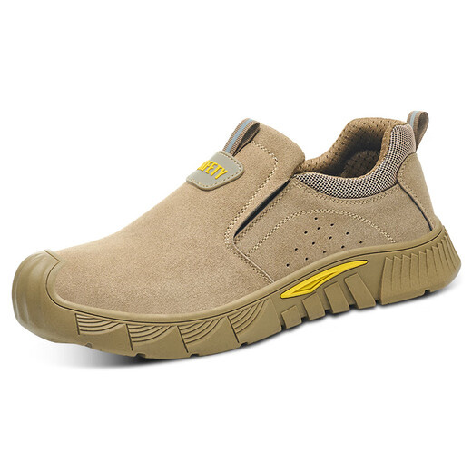 Douze chaussures de protection de la main-d'œuvre Lingzhi Chaussures de travail pour hommes, anti-schash résistant aux usurs et anti-schash et anti-puncture et soudage antidérapant tête en acier à haute température 535 42