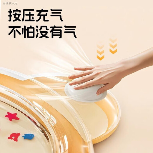 木允瑶日本品质儿童拍拍水垫婴儿早教玩具大号夏季加厚防摔宝宝爬爬水垫 100cm*71cm方形拍拍垫蛙蛙派对