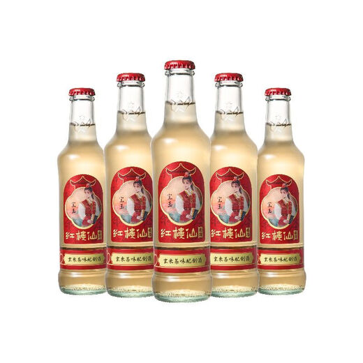 动力火车（POWER STATON）×红楼仙茶味配置酒低度清爽鸡尾酒酒吧同款*5瓶整箱 红茶金酒味配制酒*5瓶