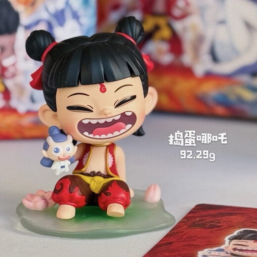 哪吒魔童降世敖丙POP玛特同款手办高定摆件带卡片 捣蛋哪吒（非质量问题拆包不退） 商品按照图片外观描述复刻生产