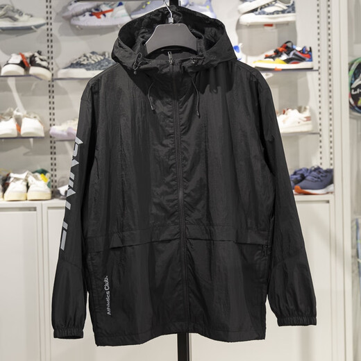 Li ning Hooded Sun Protection Sports Windbreaker 2025 Summer Men's New Loose Casual Cool Jacket AFDU679 AFDU679-5 SAP MOSS GREEN M M