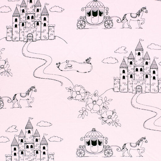 HUDSON BABYHudson Baby unisex baby changing pad cover, fairy tale princess, one size fits all