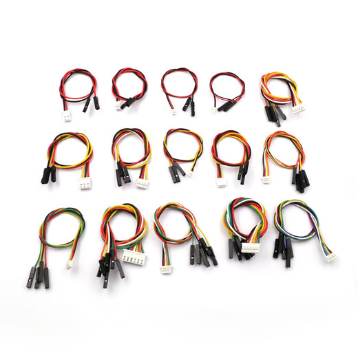 Dafuri DuPont 2.54-1p to XH2.54/PH2.0/1.0/1.25mm plastic shell terminal cable 2P-6P adapter cable XH2.54 4P Bang 2.54-1P 20cm (5 pieces