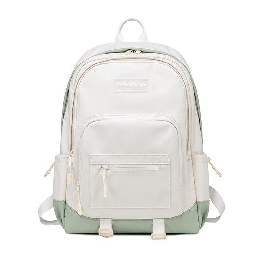 Xiaomi (MI) Backpack Women's Backpack Large Capacity Student Party Class Bag Junior High School High School Girls College Bag Green