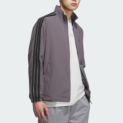 Adidas/Adidas 2025 Spring Men's Men's Three Stripe Loak Woven Jacket KC3893 3XL