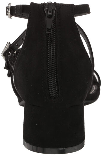 Steve Madden Girls Tarly, Black Black 4 Big Kid