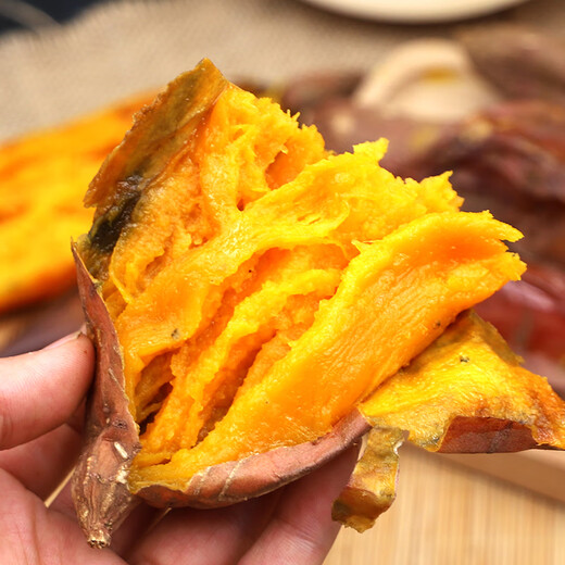 Baocai Yanshu No. 25 Sugar Heart Sweet Potato Authentic Oily Smoked Sweet Potato Roasted Sweet Potato Roasted Sweet Potato Origin Straight Sweet Potato Net Weight 4.3-4.7Jin Jin equals 0.5kg Single fruit 80g+