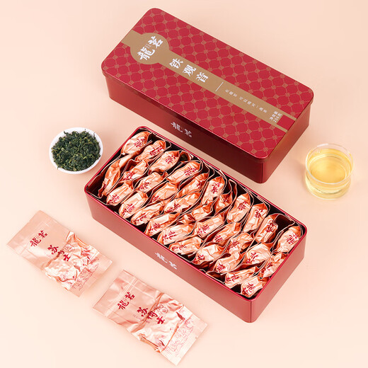 Langer Ming -Tieguanyin -Tee Starker Geschmack Fujian Oolong Tee Unabhängiger Schloss Frische Tasche 32 Taschen * 8g