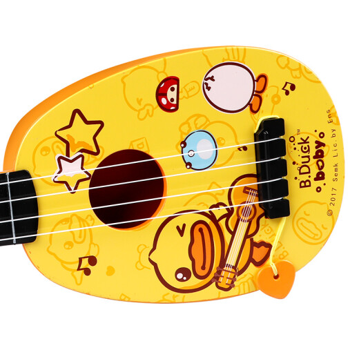 B.DUCK Ukulele Early Education Music Enlightenment Infant Instrument Children's Toy Simulation Playable Beginner's Holiday Gift