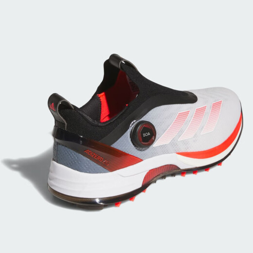 阿迪达斯（adidas）高尔夫球鞋男士Adizero ZG系列运动舒适防滑防泼水 BOA款2025新款 IH9896 白/亮红/黑色 42