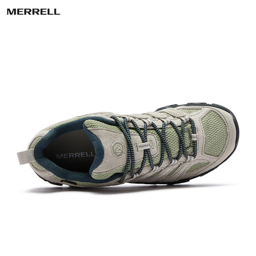 
Merrell men and women's outdoor off-road hiking shoes MOAB GTX waterproof breathable non-slip gripping wear-resistant hiking shoes J066071 coffee green-3GTX men's new 42