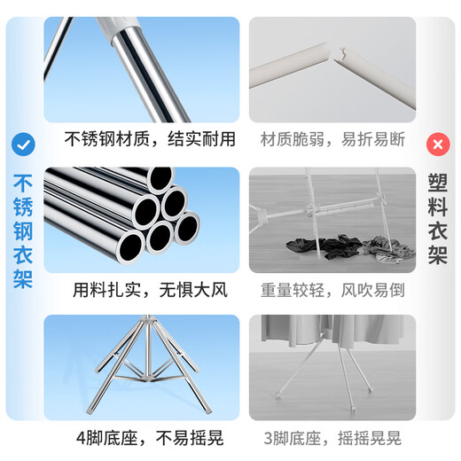 LYNN clothes drying rack floor-standing children's multi-functional drying rack towel drying rack newborn baby diaper drying rack three layers