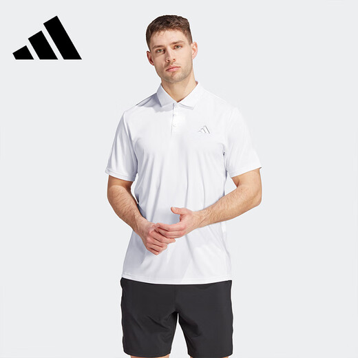 阿迪达斯阿迪达斯POLO衫短袖男新款运动商务翻领休闲T恤运动服 白色 IN6625 2XL （建议体重180-200斤）