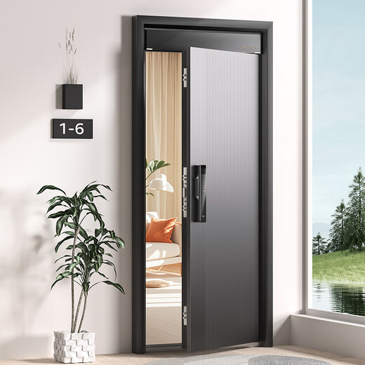 
WL Wangli Level 4 new anti-theft door household entrance door smart mother door single door A100 [3.0 hand-sealed series] face with screen lock (P50Pro) single door 2250*1050