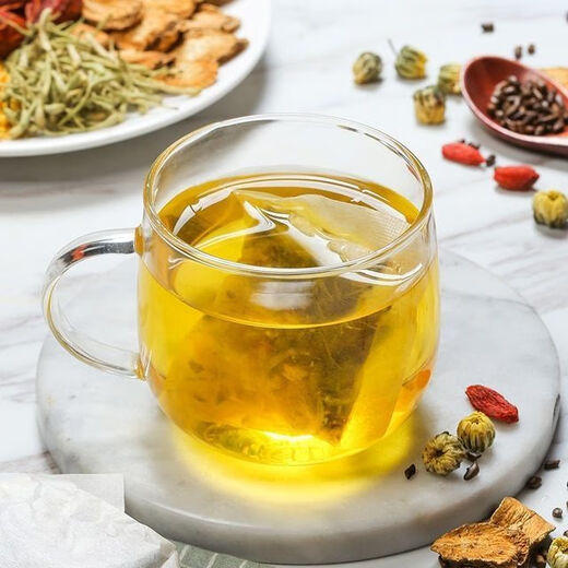 Beijing Tongrentang Xingqi and Blood-activated Flower Tea American Ginseng 3g Panax notoginseng 3g Sutra stalk 3g raw materials combination Recommended for health 20 packs