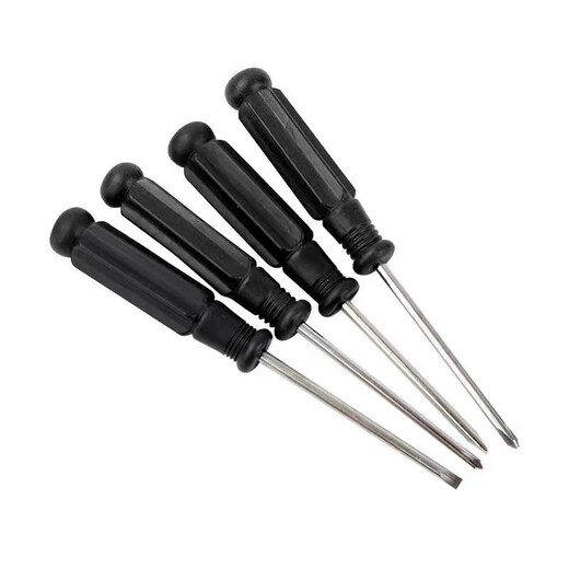 4mm/5mm cross-blade screwdriver, mobile phone computer disassembly, household hardware tools screwdriver, black, random blade, 1 piece