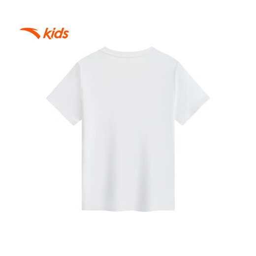 Anta Children's Boy Quick Dry с коротким рукавом 2025 Летняя ледяная футболка с короткой тканей спортивной детской одежды A72527105