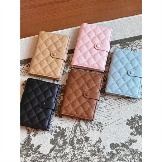 Passport clip protection cover Passport bag Passport storage bag Card bag Document storage bag Passport bag Travel ticket clip Sky blue (small amount of spot) 2XS