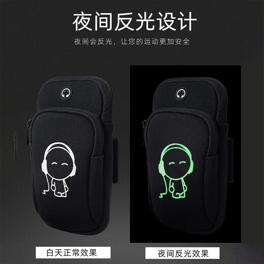 Erstes Konzept des Ausführens von Mobiltelefon ART-Tasche Sporttasche Sporttasche Sportgeräte Fitness Outdoor Mobiltelefon Hülle Handgelenk Mobiltelefon Carry-Gerät Großes schwarzes, leuchtendes 7-Zoll-Mobiltelefon für Männer und Frauen
