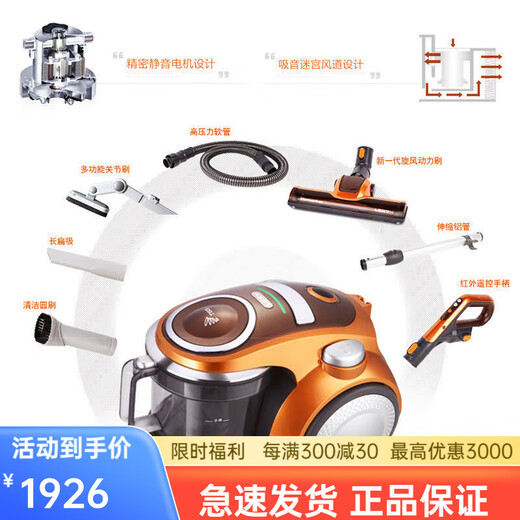 Lexy High-End High-End-Vakuumreiniger großer Saughaus-Haushalt kleiner T63 leistungsstarke Milbenentfernung Horizontale Kabelspanner-Reinigung TOW T35 T3519-3