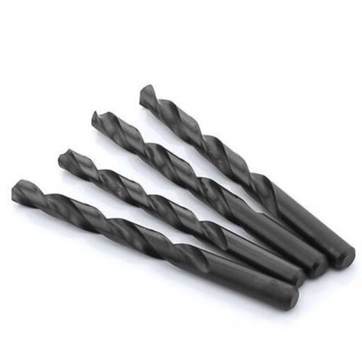 An Junsheng straight shank twist drill bit, high-speed cobalt-containing stainless steel special drilling super-hard rotor metal iron aluminum alloy drill bit 10.0mm single black diamond