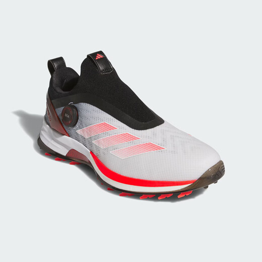 阿迪达斯（adidas）高尔夫球鞋男鞋25全新AdiZero ZG舒适轻量稳定支撑BOA旋转按钮鞋 IH9896 白/亮红/黑色 39 =6.5码