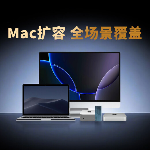 梵想（FANXIANG）M.2 NVMe移动硬盘盒 USB4兼容雷电4/3速度40Gbps 适用Mac mini笔记本SSD固态外置盒 MP400