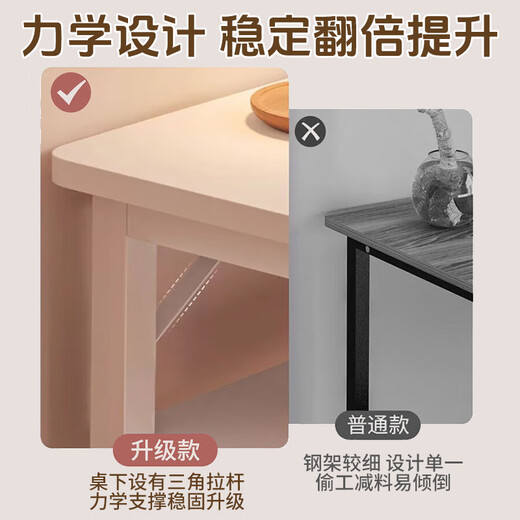 Quanpinwu Computer Desk Long Table Simple Desk Bedroom Study Desk Writing Desk Narrow Desk Office Workbench Bedside Small Table