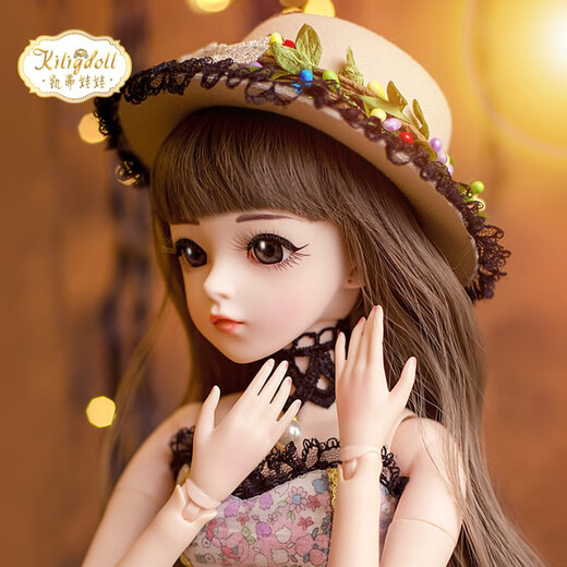Дорис 60 см. Переодевая кукла BJD BJD BAVAR GIRD GIRD BOX Girls 3-6-летний подарок на день рождения игрушки для девочек