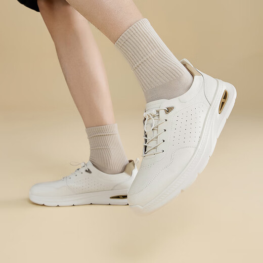 Mejor 2025 Summer Mall New Breathable Ligero Ligero Blanco Blanco Sports Sports Casual Shoes W9738BM5 White 39