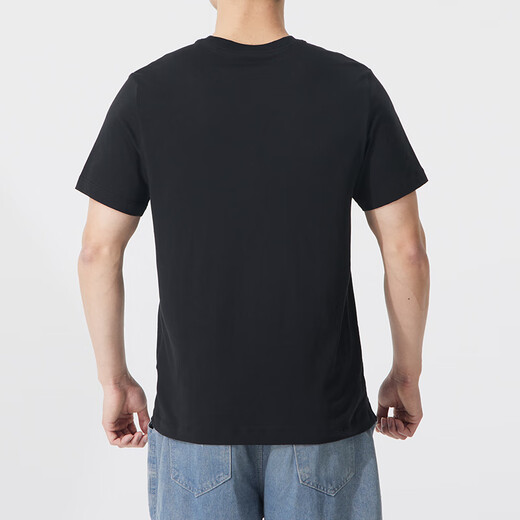 Nike (Nike) G Sports-Anzug Herren-Zweiteiler-Set-Buchstaben Großkörnig reines Baumwoll-Kurzarm-T-Shirt-Lauf- und Fitness-Training Schnellrockener Shorts DX1986-010+DV9858-010 S