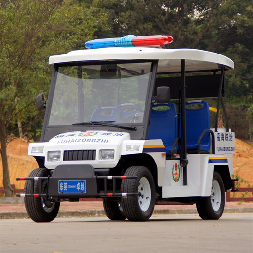 EXCAR卓越电动车5-8座街道巡查车城管执法电动巡逻车物业保安巡逻车街道巡查电瓶车治安巡逻车 5座带斗定制金 3890*1500*2000