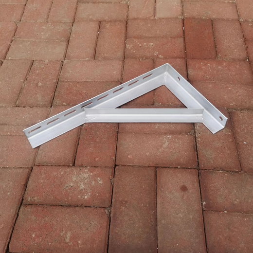 Suitable for air-conditioning outdoor unit bracket angle iron spray-painted rack outdoor unit galvanized iron bracket storage rack hanger triangle 1.5p3 L30 standard 50*25 long hole angle iron