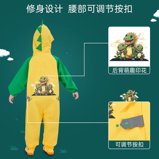 Traje de impermeabilidad de una pieza para niños Pupan