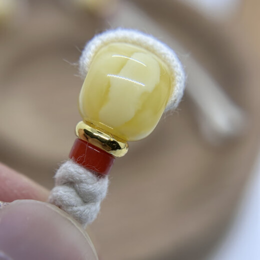 Fat Donglai's same style beeswax tee, natural Russian material, beeswax old style tee, star and moon, Bodhi Buddha head, accessories tee, 12mm