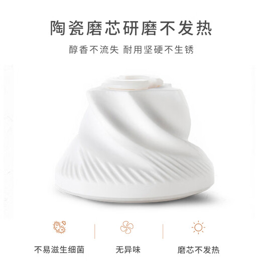 FINAMILL Battery Electric Pepper Kitchen Grinder Sea Salt and Peppercorn Grinding Chef Lin’s Same Style Red with Tray