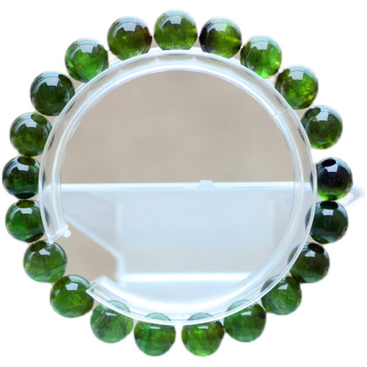 YouShu Neues natürliches grünes Turmalinarmband Old Minmaline Emerald Männer und Frauen Single -Loop -Armband Schmuck ein Bild Q9923