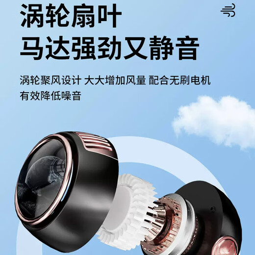 OUOETY Yorkshire Maltese special puppy mini hair dryer pet mouth hair facial facial hair blowing supplies mouth hair hair dryer black mute five-speed adjustment