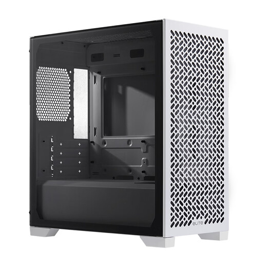 CoolerMaster Elite302 Lite MATX caja de ordenador panel frontal sin herramientas/soporta USB Type-C Elite302 Lite lateral transparente blanco (sin ventilador)