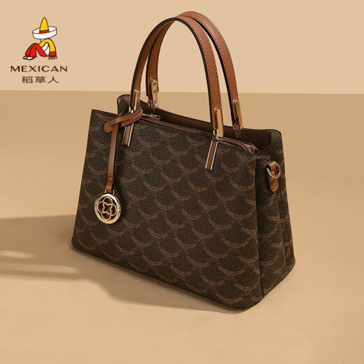 Bolsa de espantapájaros Bolsos de mujeres de mujer para mujeres 2025 NUEVO CUMPLEAÑOS DE VALENTARIO Regalo práctico Regalo práctico para mamá Mocha + [Dar una hermosa caja de regalo]