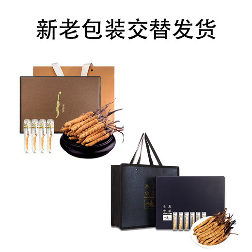 Liwei Leopard Cordyceps Boîte-cadeau 4-5 pièces / gramme 20 morceaux de cordyceps lyophilisés à haute altitude pour envoyer des cadeaux haut de gamme aux anciens et aux dirigeants
