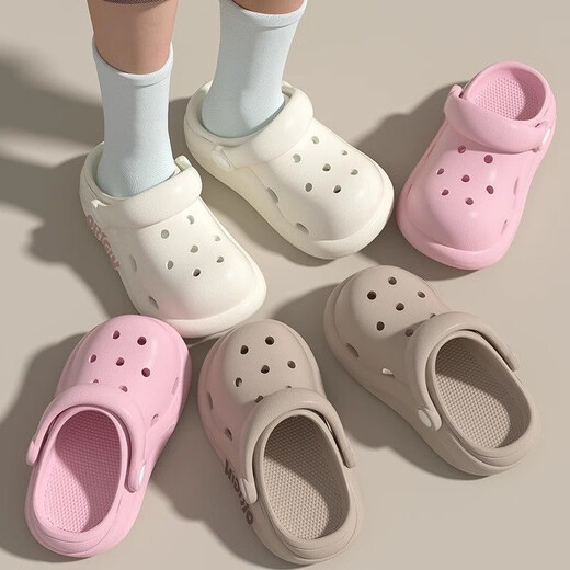 Chaussures de trous pour garçons et filles en été nouveau style pour les glissades de slippers à semelles épaisses et légères de style parent de style parent